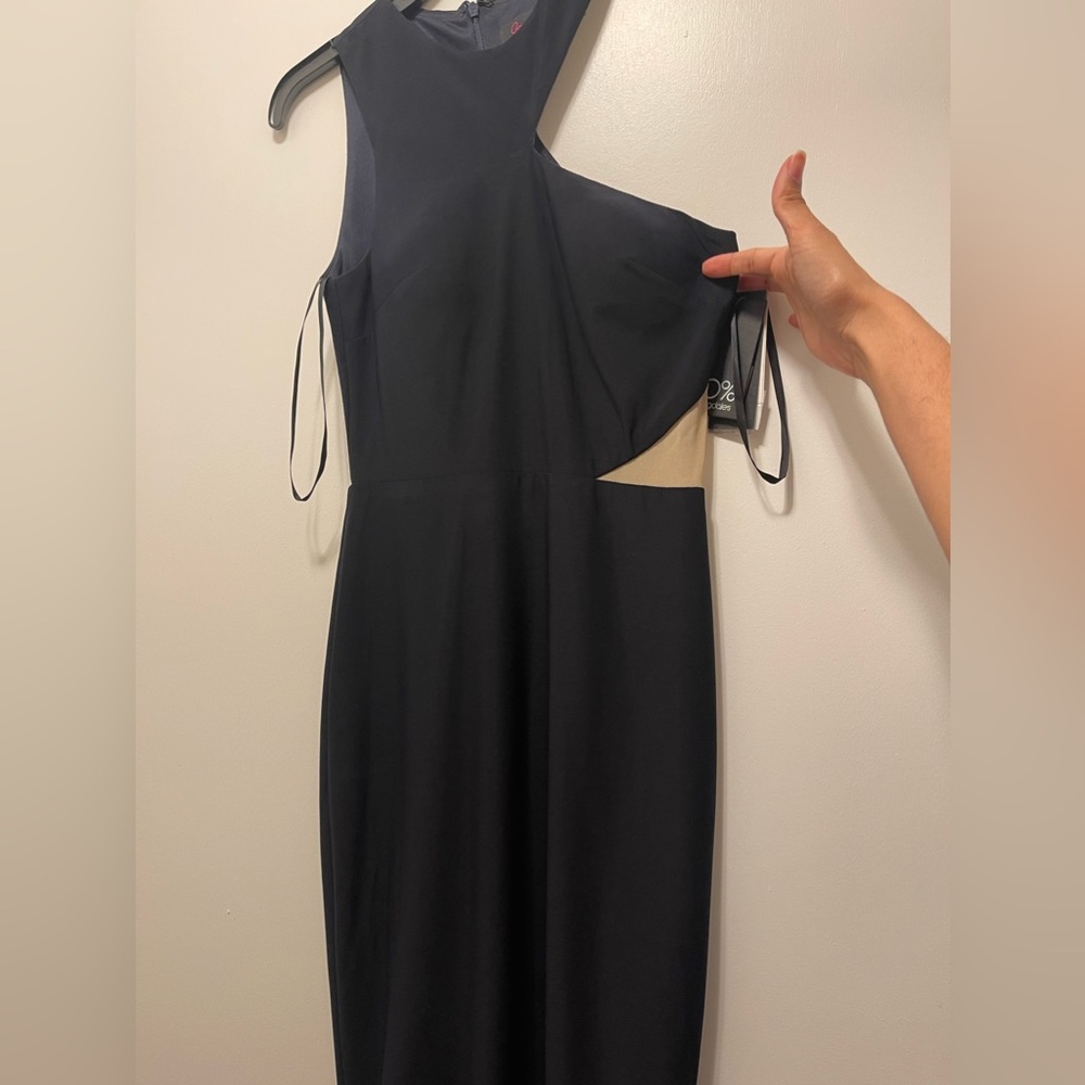 Agua long gown dress from Bloomingdales (Navy) - Picture 9 of 12